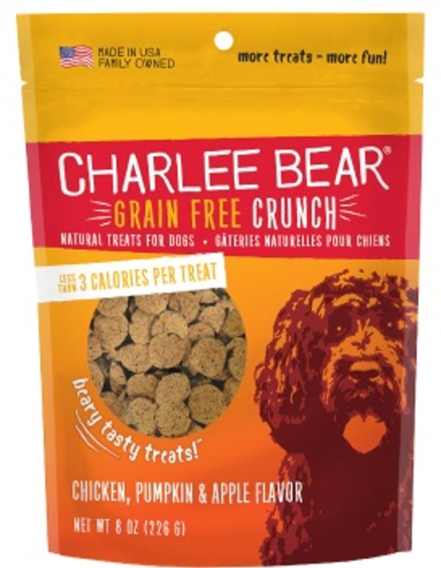 Treats Charlee Bear Treats | Charlee Bear® Grain Free Bear Crunch Treats 8 Oz. Pouch