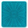 Bowls & Feeding Supplies Messy Mutts™ | Messy Mutts Framed Spill Resistant Silicone Interactive Lick Mat Blue 10" X 10"