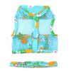 Harnesses Doggie Design, Inc. | Cool Mesh Dog Harness With Leash - Pineapple Luau