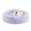 Beds, Crates, Etc. Best Friends By Sheri | The Original Calming Shag Donut Dog Bed, Lavender