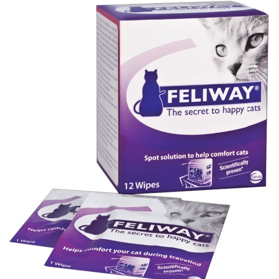 For Cats & Other Critters Ceva Animal Health | Feliway Wipes (12 Count)