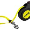 Collars, Leads & Accessories KONG® Leashes | Kong Retractable Leash Reflect Black - 2 Sizes