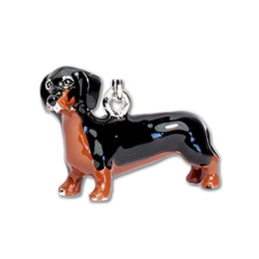 Stuff For Humans Parisian Pet® | Dachshund Black Keychain