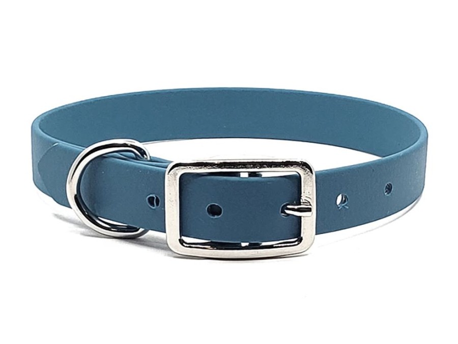 Collars, Leads & Accessories DesertDog | Petrol Blue Biothane No-Stink Waterproof Collar