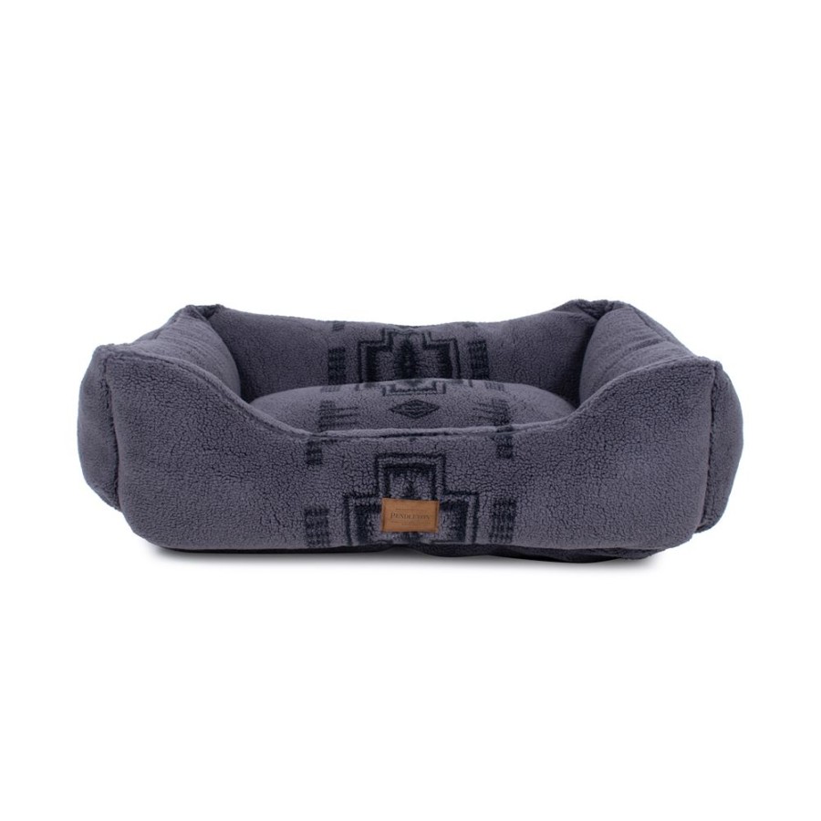 Beds, Crates, Etc. Pendleton Pet® | Pendleton Berber Kuddler Dog Bed - Harding Tonal Gray