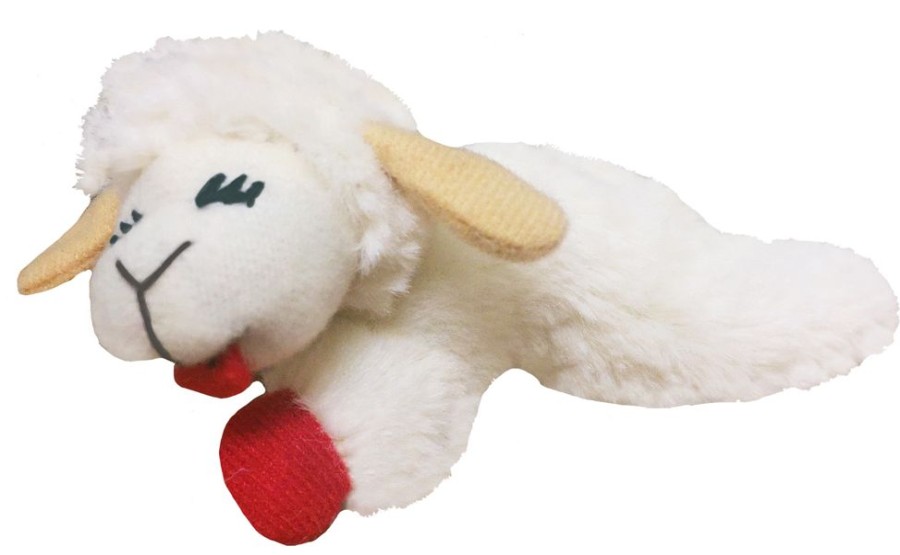 For Cats & Other Critters MultiPet | Multipet Lamb Chop Cat Toy 4"