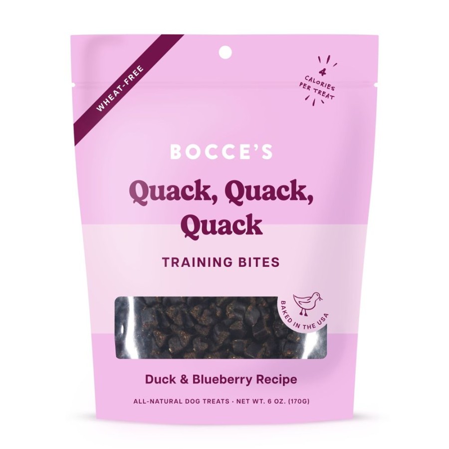 Treats Bocce's Bakery | Bocce'S Bakery Quack Quack Quack Training Bites Dog Treats 6Oz