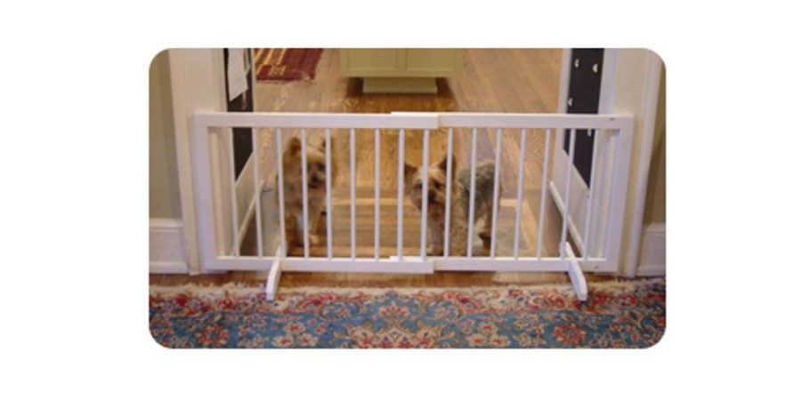 For The Home Cardinal Gates, Inc. | Step Over Gate - White