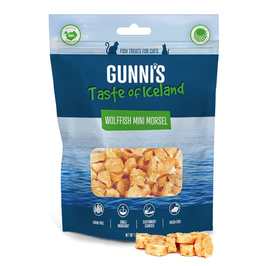 For Cats & Other Critters Gunni's Pet | Gunni'S Cat Wolffish Mini Morsel 1.5Oz By Gunni'S Pet Treats