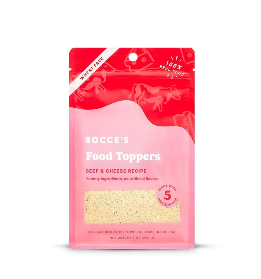 Pet Food Bocce's Bakery | Bocce'S Bakery Beef & Cheddar Food Topper 8Oz