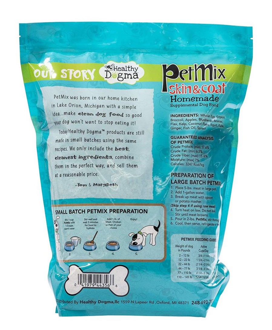 Pet Food Healthy Dogma™ | Petmix Skin & Coat - 10 Lb Bags