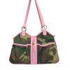 Totes & Carriers PETOTE® | Metro - Camo W/Pink Leather Tassel & Trim