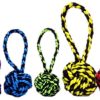 Toys & Playthings MultiPet | Multipet Nuts For Knots W/Tug Rope Dog Toy 4"