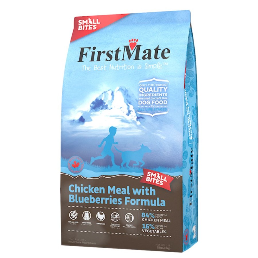 Pet Food FirstMate | Firstmate Dog Limited Ingredient Grain Free Chicken Blueberries Small Bites 5Lb.