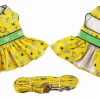 Pet Apparel (Continued) Doggie Design, Inc. | Ladybugs And Daisies Dog Dress And Matching Leash