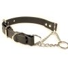 Collars, Leads & Accessories Sleepy Pup | Black Softgrip Adjustable Martingale Chain Collar