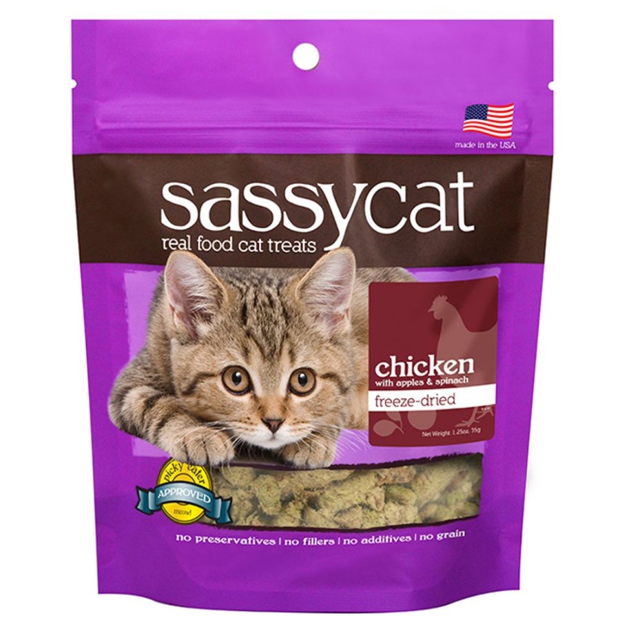 For Cats & Other Critters Herbsmith Inc. | Sassy Cat Treats - Limited-Ingredient, Grain-Free Treats For Cats