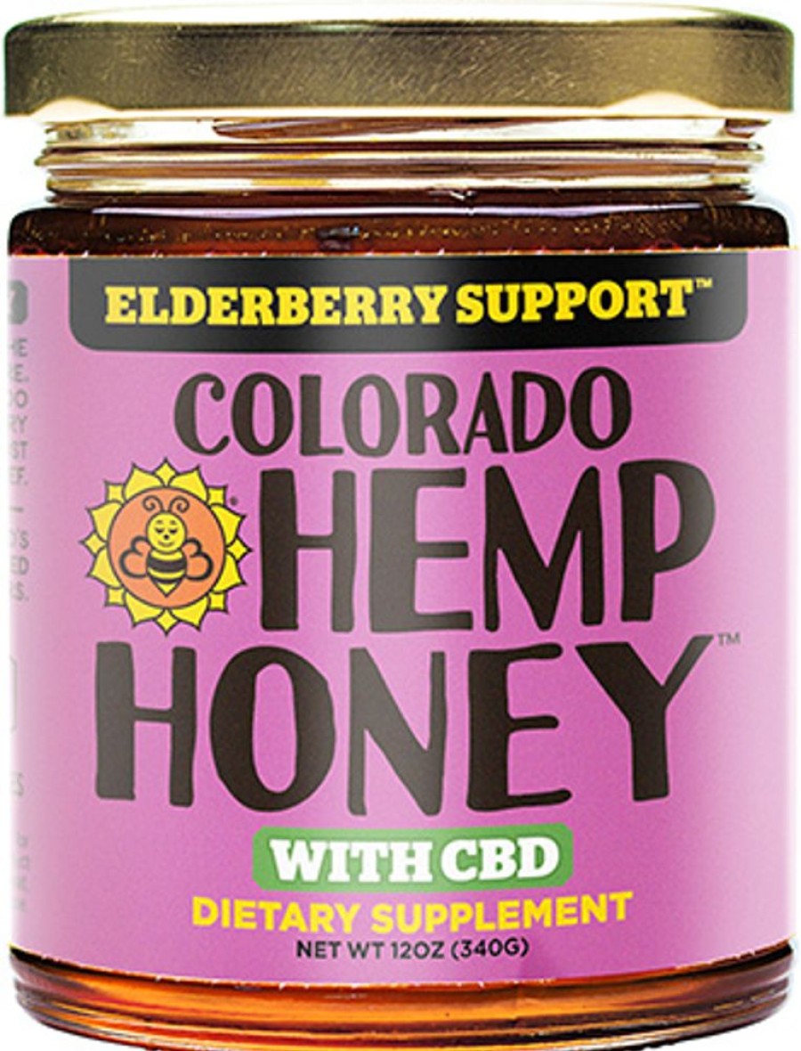 Treats Colorado Hemp Honey | Immune - Elderberry Jar