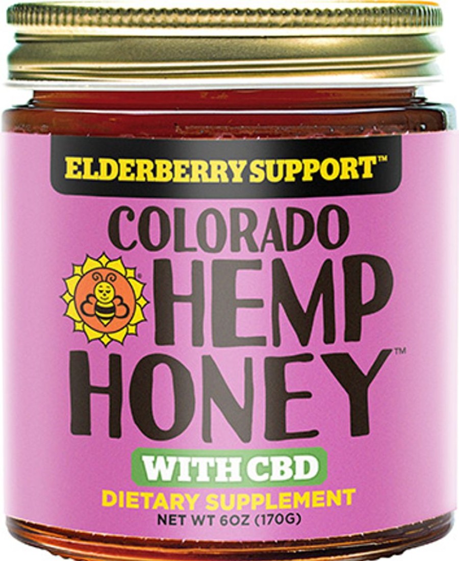 Treats Colorado Hemp Honey | Immune - Elderberry Jar