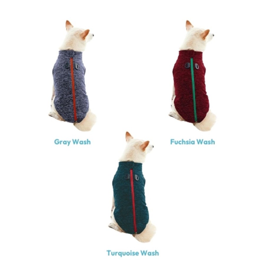 Pet Apparel (Continued) GOOBY® | Zip Up Fleece Wash (#72116)