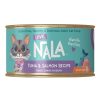 For Cats & Other Critters Love, Nala | Flaked Tuna & Salmon In Broth, 2.8Oz. Cans