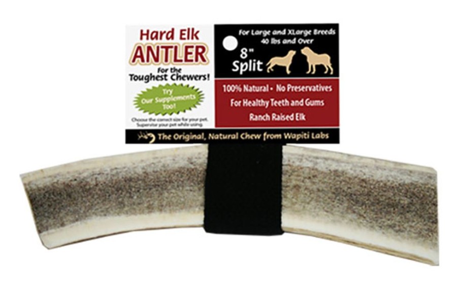 Treats Wapiti Labs | 8" Split - Wapiti Labs Elk Antler Chews