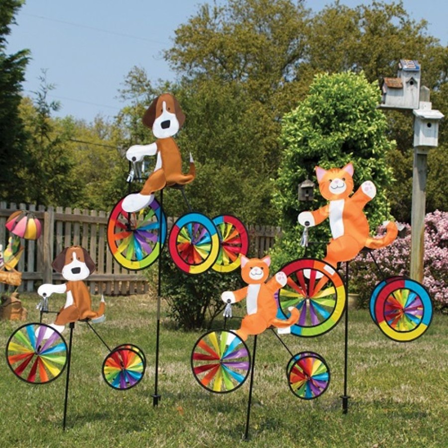 For The Home Windgarden by Premier Designs | Tricycle Spinner - Dog - 19 In.