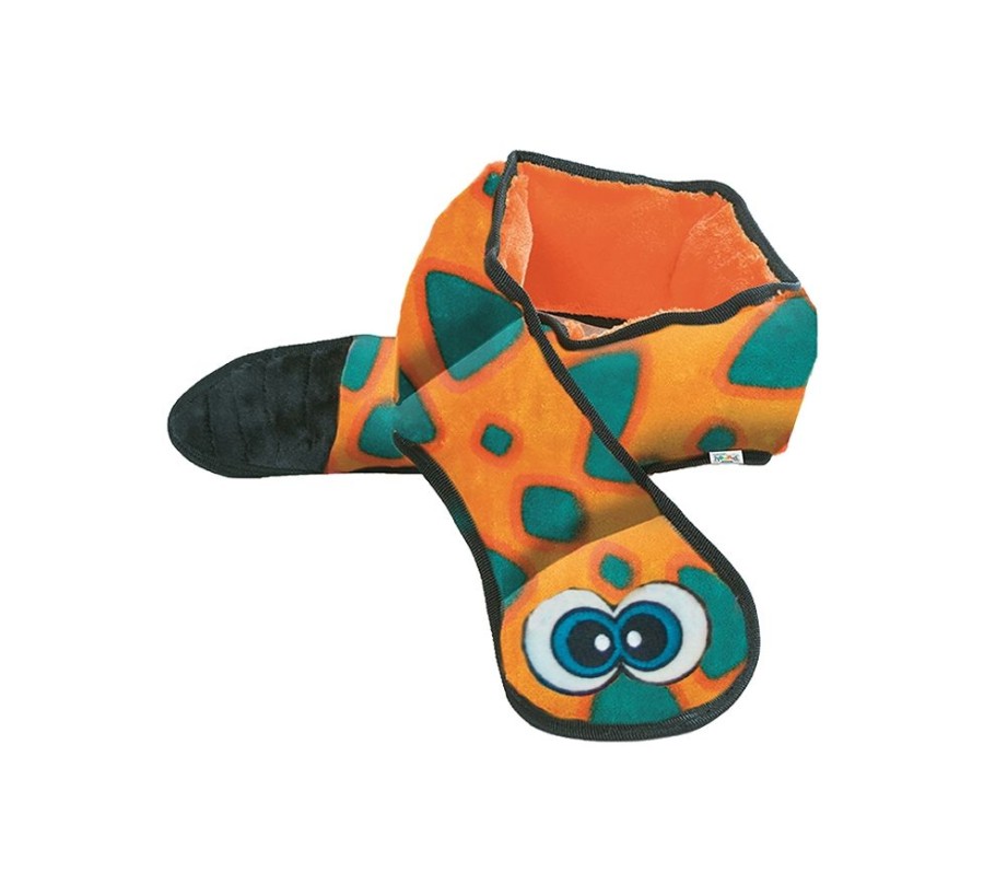 Toys & Playthings Outward Hound® | Orange Invincible Snake Dog Toy