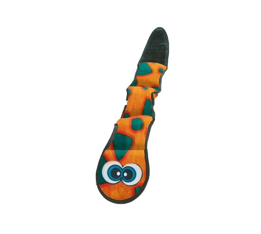 Toys & Playthings Outward Hound® | Orange Invincible Snake Dog Toy