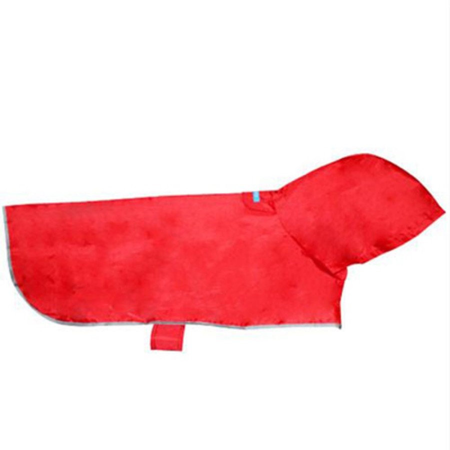 Pet Apparel RC Pets | Packable Rain Poncho - Crimson