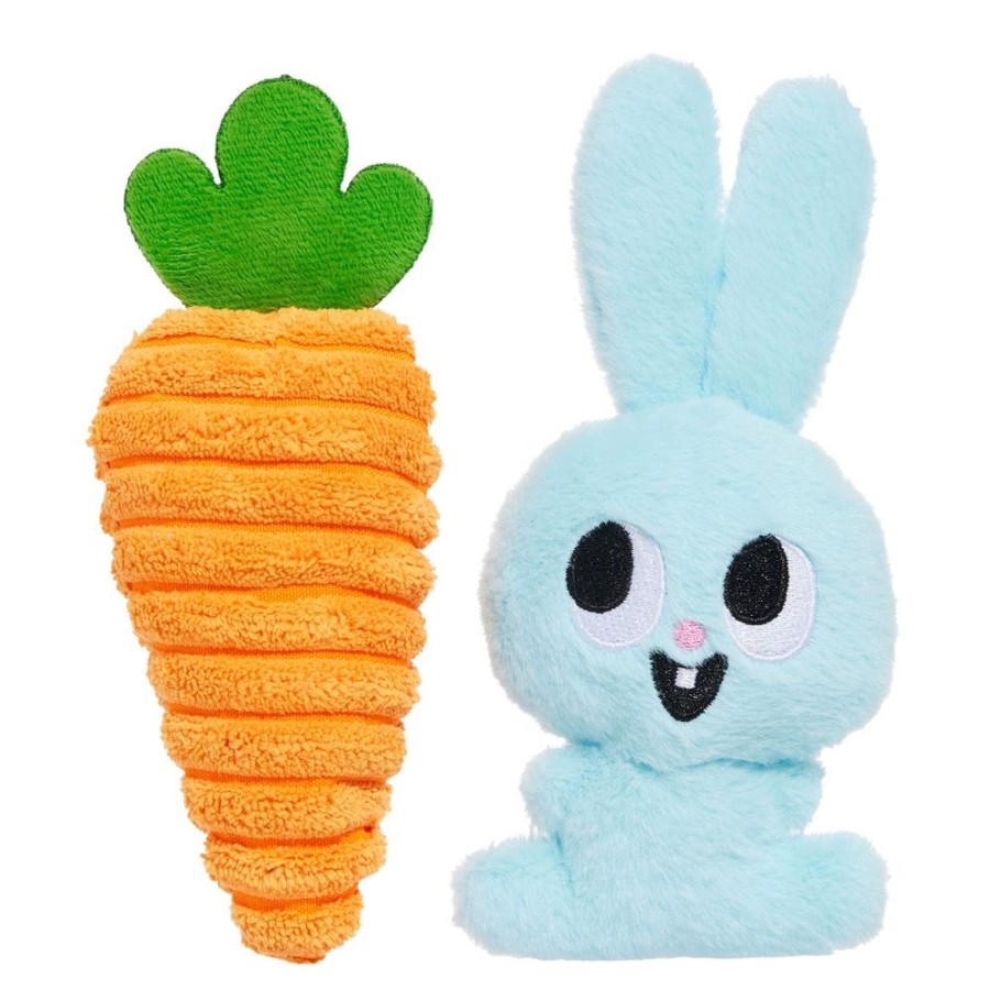 Toys & Playthings BARK | Bark Harriet & Carrot Plush Dog Toy 2Pc Xs/S