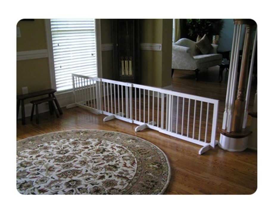 For The Home Cardinal Gates, Inc. | Step Over Gate Extension - White