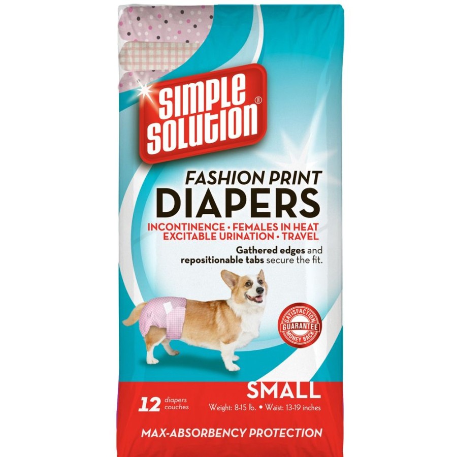 Pet Apparel (Continued) Simple Solution® | Bramton Simple Solution Fashion Print Disposable Diapers