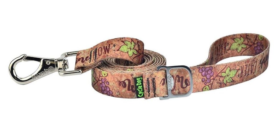 Collars, Leads & Accessories Cycle Dog | Ecoweave Wine Now, Bark Later Collection