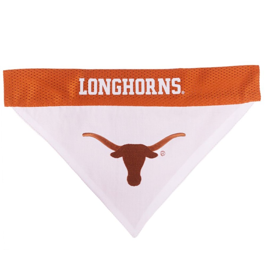 Collars, Leads & Accessories Pets First, Inc. | Texas Longhorns Reversible Bandana