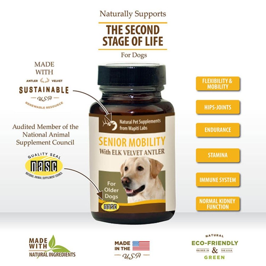 Health & Safety Wapiti Labs | Senior Mobility Formula With Elk Velvet Antler And Additional Ginseng