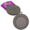 Bowls & Feeding Supplies Messy Mutts™ | Messy Mutts Dog/Cat Can Cover Grey