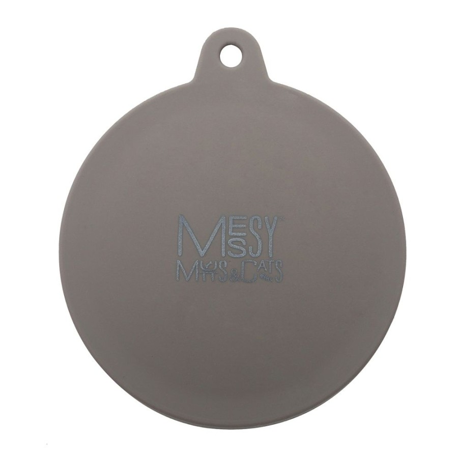 Bowls & Feeding Supplies Messy Mutts™ | Messy Mutts Dog/Cat Can Cover Grey