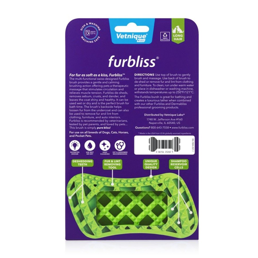 Grooming & Shampoos Furbliss | Long Hair Brush For Small Pets By Furbliss