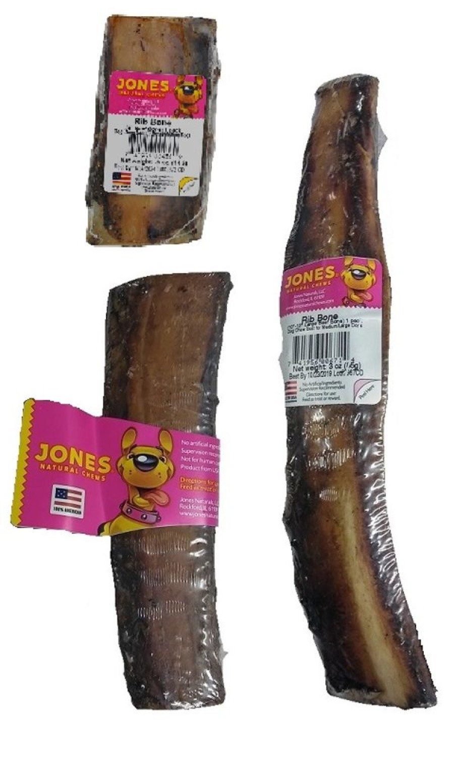 Treats Jones Natural Chews | Jones Rib Bone