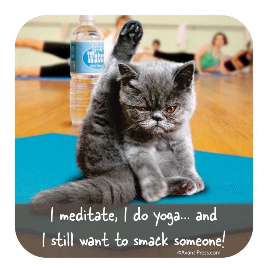 For The Home Dog is Good® | I Meditate Coaster