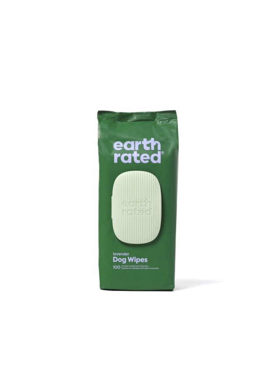 Stain, Odor & Clean-Up Products Earth Rated™ | Earth Rated Lavender Dog Grooming Wipes 100Ct