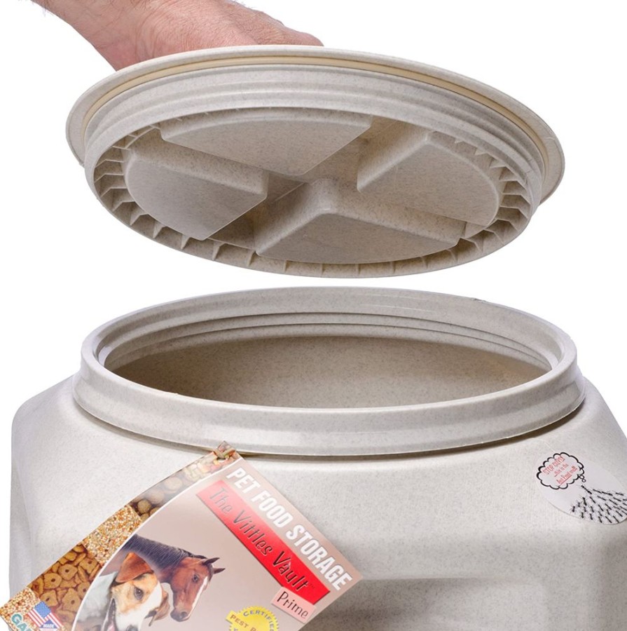 Bowls & Feeding Supplies GAMMA2® Vittles Vault™ | Vittles Vault® Pawprints Outback Food Storage Container