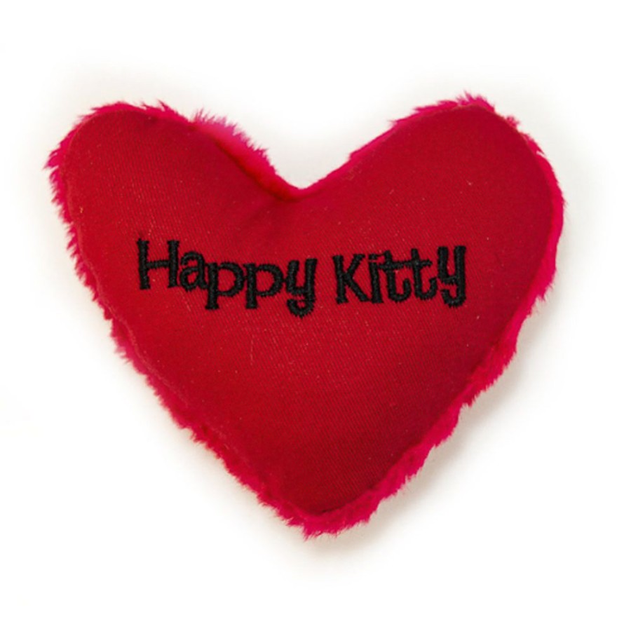 For Cats & Other Critters Yeowww! | Yeowww! Catnip Hearrrt Attack - " Happy Kitty"