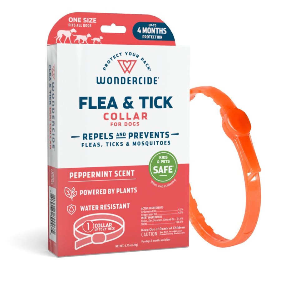 Grooming & Shampoos Wondercide | Flea & Tick Collar For Dogs - Peppermint By Wondercide