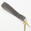 Stuff For Humans Mimi Green | Chocolate Linen Wristlet Key Fob