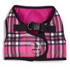 Harnesses The Worthy Dog | Sidekick Printed Hot Pink Plaid Harness