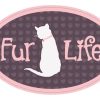 For The Home dog speak | Fur Life (Cat) - 3" Sticker