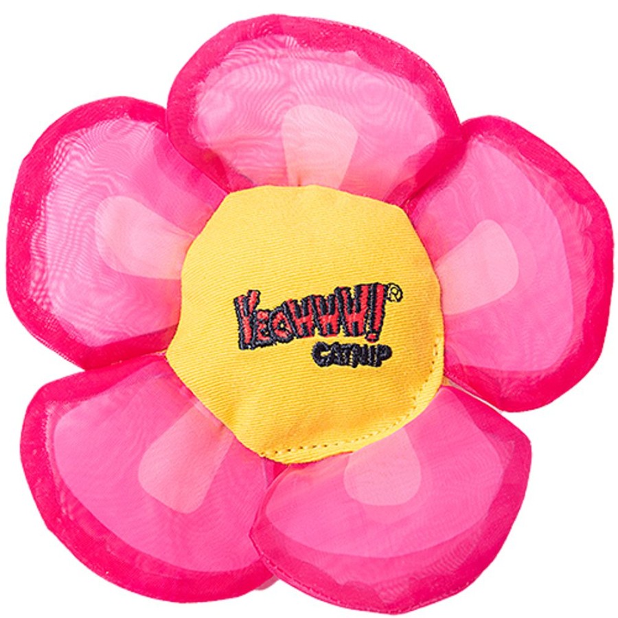 For Cats & Other Critters Yeowww! | Yeowww! Catnip Daisy'S Flower Tops - Pink