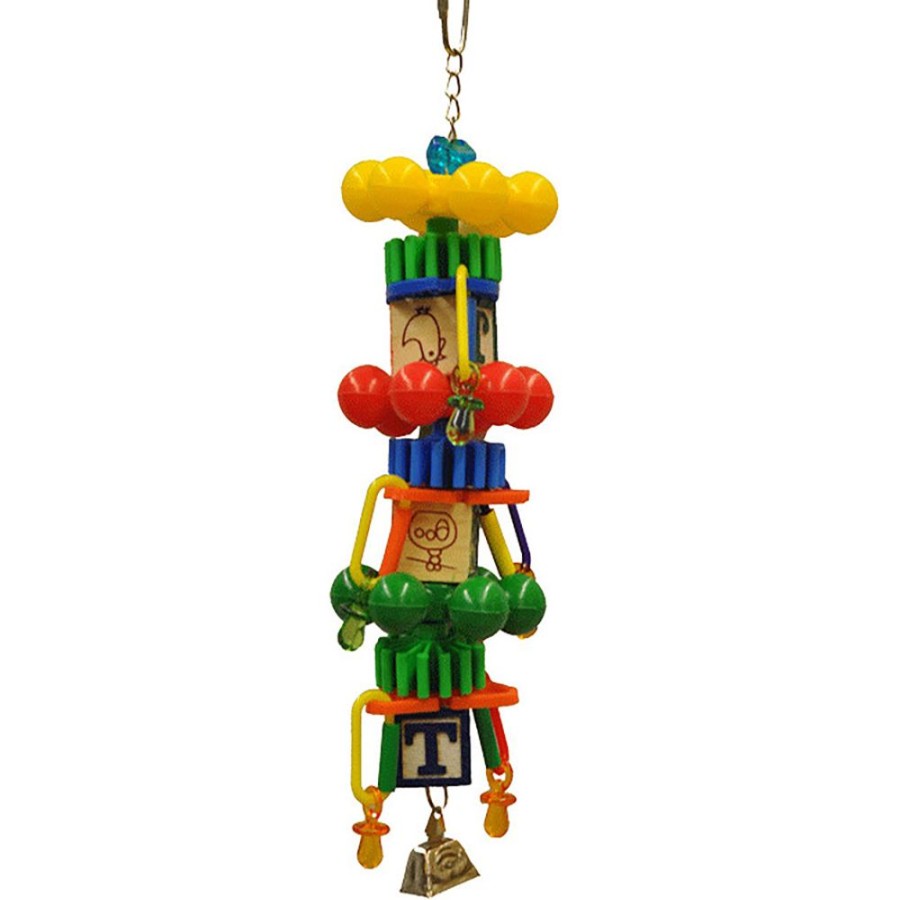 For Cats & Other Critters A&E Vitapol | A&E Cages Happy Beaks Spin Tower Bird Toy One Size